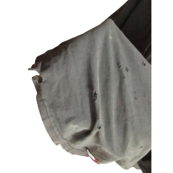 T-shirt Mens XL Vtg Ryan Newman #12 Nascar Racing Trashed Embroidered 1990's - Picture 4 of 10